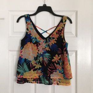 Tropical Flowy Top